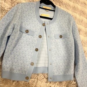 Michael Kors Light Blue Blazer